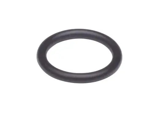 Schwarzer O-Ring, hergestellt von Danfoss, mit runder Form und gleichmäßigem Querschnitt, geeignet für Dichtungsanwendungen.