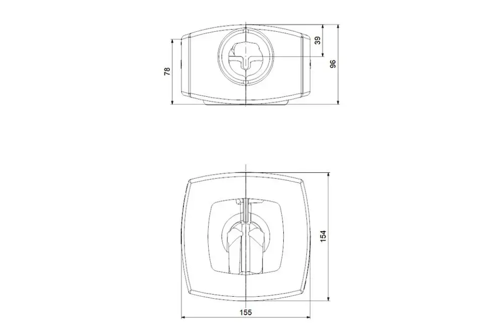 Grundfos Zubehör für Umwälzpumpen, dargestellt in technischen Zeichnungen mit Abmessungen und detaillierter Darstellung des Produkts.