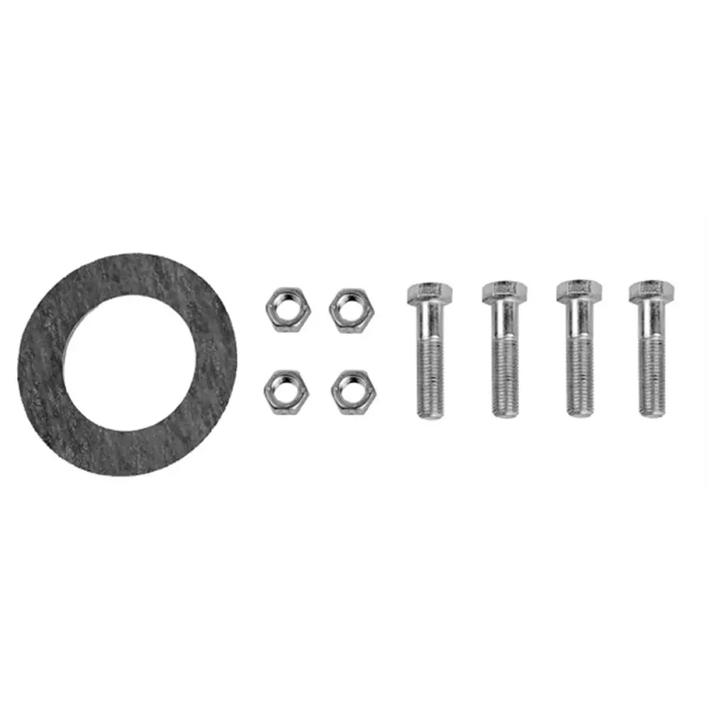 Grundfos Montageset bestehend aus einer Dichtung, vier Schrauben und Muttern, geeignet für die Installation von Hebeanlagen. Teile in metallischem Finish.