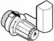 Danfoss Fernfühler mit einstellbarem Regler und Kapillarrohr, geeignet zur Temperaturmessung, montiert an einem Gehäuse.