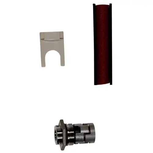 Ersatzteil-Kit von Grundfos bestehend aus einem Gleitringdichtungsblock, einem Halter und einer Dichtung für industrielle Anwendungen.