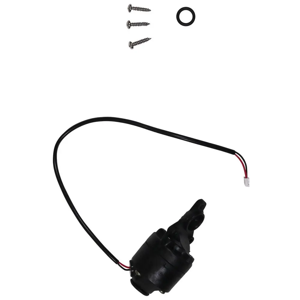 Ersatzteil von Grundfos, bestehend aus einem schwarzen Druckschalter mit Kabel und Verbindungsteilen sowie drei Schrauben und einem O-Ring.