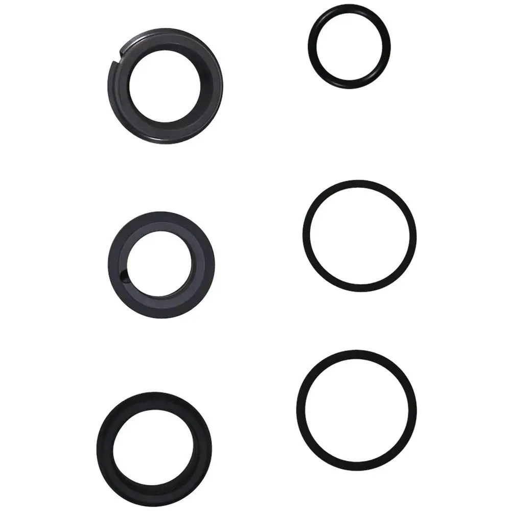 Set von Gleitringdichtungen in verschiedenen Größen, passend für Grundfos-Produkte. Enthält mehrere Dichtungsringe zur Anwendung in Pumpensystemen.