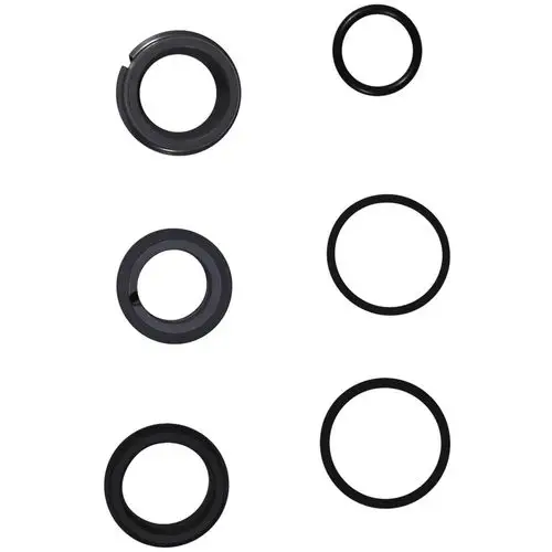 Set von Gleitringdichtungen in verschiedenen Größen, passend für Grundfos-Produkte. Enthält mehrere Dichtungsringe zur Anwendung in Pumpensystemen.