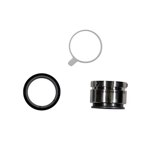 Ersatzteilset von Grundfos, bestehend aus einem Gleitringdichtungsring, einer Dichtung und einer Halterung, zur Verwendung in Pumpenanwendungen.