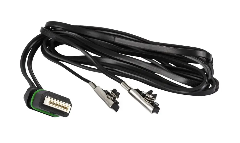 Danfoss digitales Anschlusskabel mit mehreren Leitungen und einem Stecker, geeignet für die Verbindung mit NovoCon(R) Energy und Anlegefühlern.