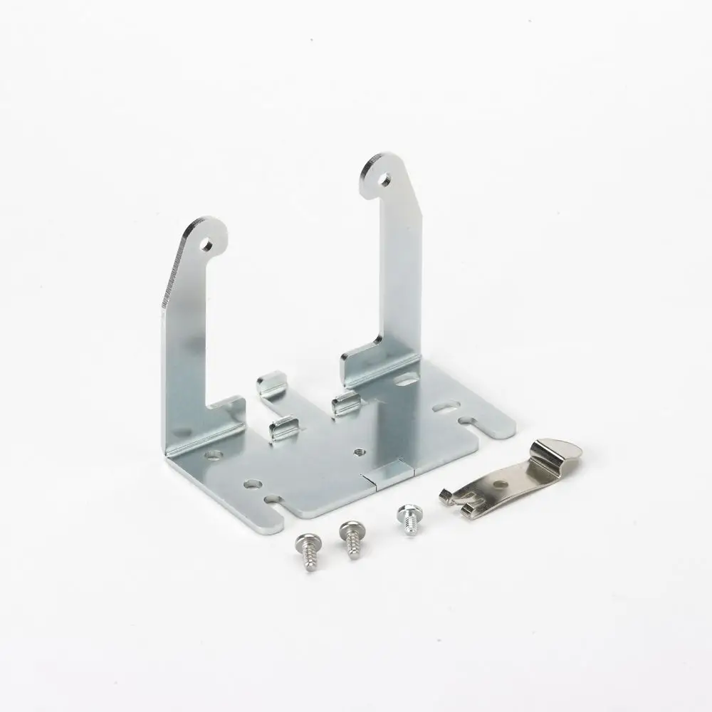 Montagekonsole aus Metall für die Wand, geeignet für BCP-Geräte von Danfoss. Enthalten sind Schrauben und eine Halterung zur stabilen Befestigung.