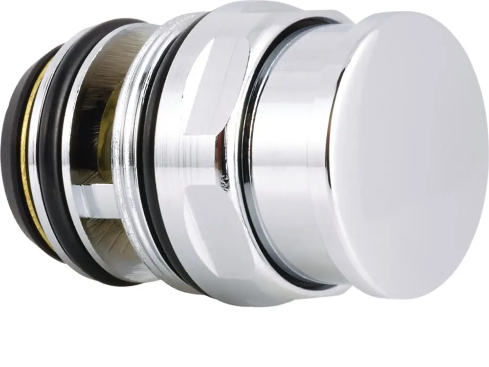 Stiebel Eltron Ersatzteil, metallene Umschaltpatrone mit O-Ringen in schwarz und gold, für den Einsatz in spezifischen Wasserheizsystemen.