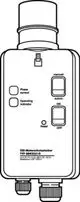 Wilo-Motorschutzstecker mit Bedienelementen und Funktionen wie Phasenkontrolle, Betriebsanzeige, Reset, manueller und automatischer Schaltung.