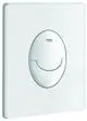 Grohe-Abdeckplatte-Skate-Air-senkr-Montage-fuer-Spuelkaesten-m-2-Schlaeuchen-weiss-42304SH0