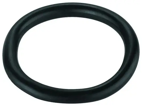 Schwarzer Gummi-O-Ring von Grohe, in runder Form, mit glatter Oberfläche und ohne erkennbare Marken- oder Modellbezeichnungen.