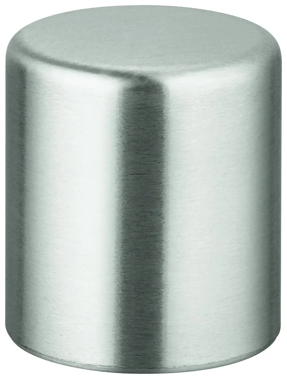 Grohe Umstellknopf in metallischer Optik, zylindrische Form mit abgerundetem oberen Ende, ohne sichtbare Befestigungen, auf heller Fläche platziert.