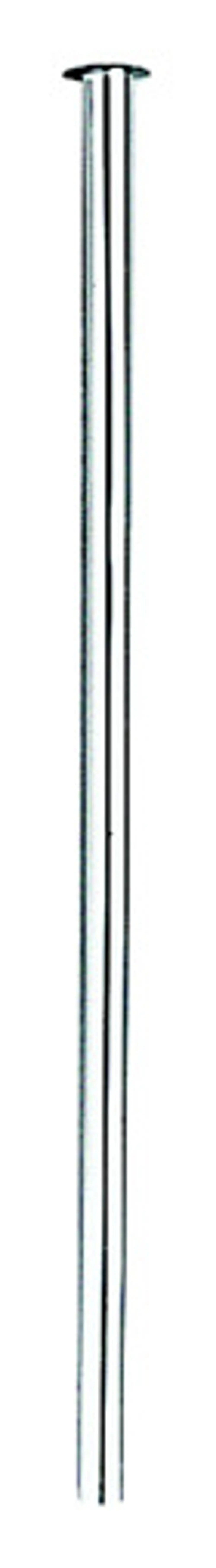 Grohe Kupferrohr in gerader, langer Form aus Metall, mit einem verchromten Finish. Das Rohr ist geeignet für Installationen in Sanitär- und Heizungsanwendungen.
