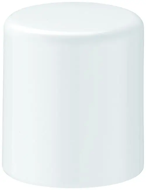 Grohe Umstellknopf in schlichtem Weiß, zylindrische Form mit glatter Oberfläche, geeignet für die Verwendung in Sanitäranlagen.