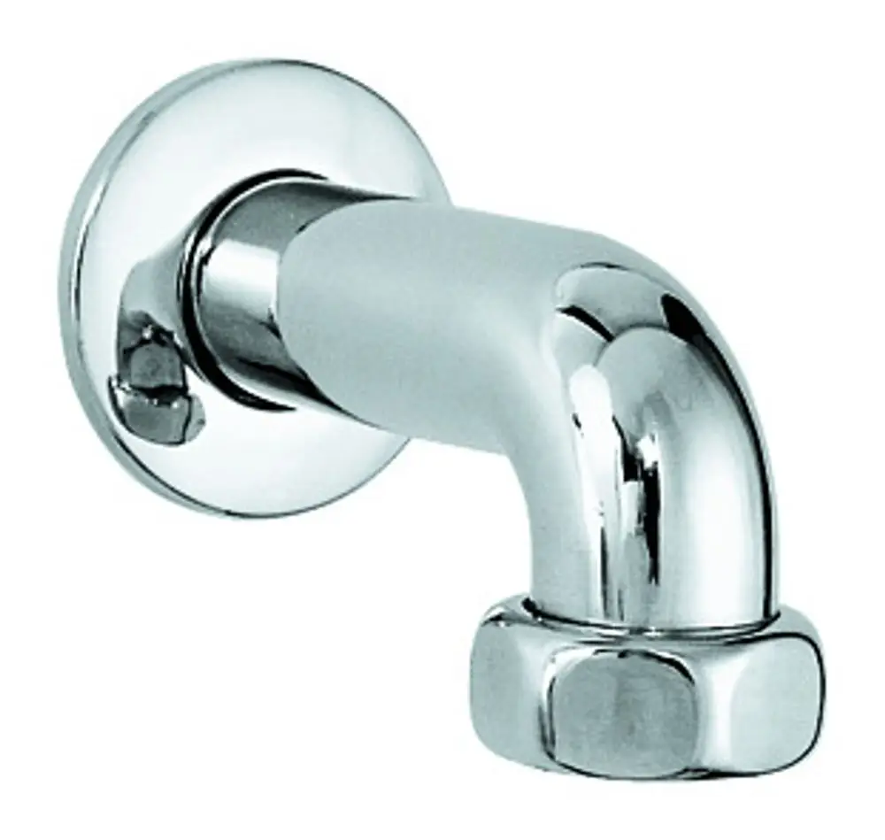 GROHE Abgangsbogen in chrom, gebogenes Rohr mit Wandmontage, für Sanitärinstallation geeignet.