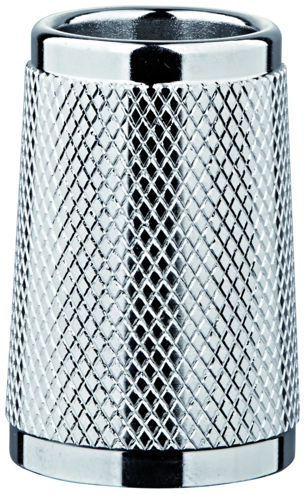 Grohe Konusmutter aus verchromtem Material, mit genoppter Oberfläche zur besseren Handhabung. Eignet sich für verschiedene Armaturen.
