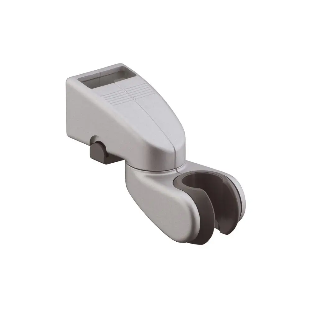 Hansgrohe Schieber in silberner Farbgebung, mit einem Halter für Rohre, der eine sichere Verbindung gewährleistet. Eignet sich für verschiedene Installationen.