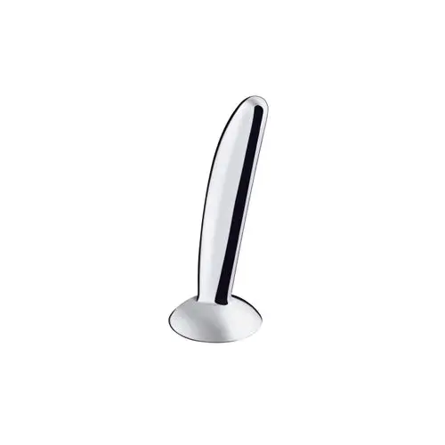 Hansgrohe Produkt mit einem schlanken, glänzenden Design und einer stabilen Basis. Ideal für den Einsatz in Badezimmerarmaturen und Zubehör.