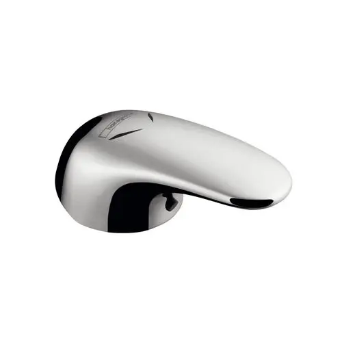 Hansgrohe Griff in chromierter Ausführung, ergonomisch geformt, mit geschwungener Oberfläche und funktionalem Design zur einfachen Handhabung.