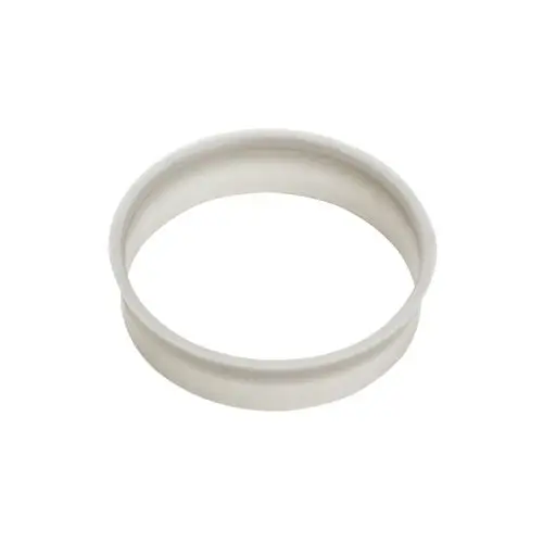Weißer, runder Keilring aus Kunststoff, geeignet für verschiedene Anwendungen in der Sanitärinstallation, Produkt von Hansgrohe.