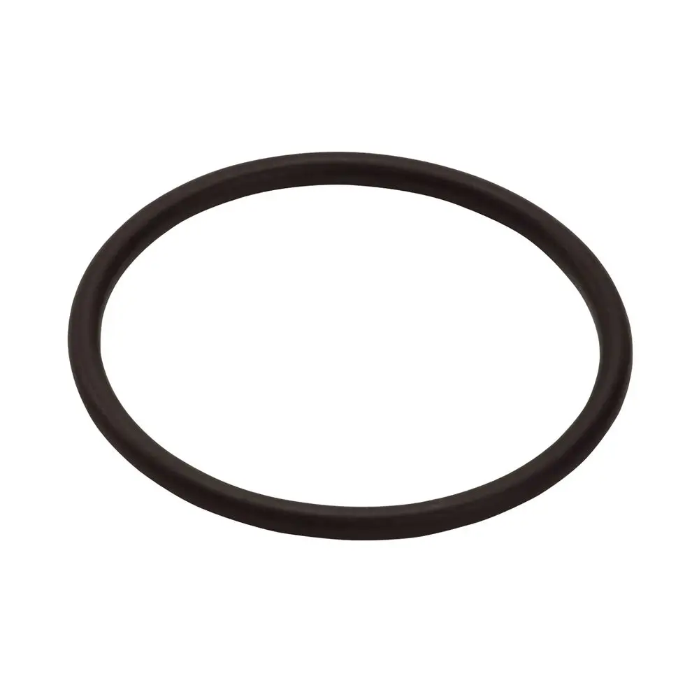 Schwarzer O-Ring von Hansgrohe, kreisförmig mit glatter Oberfläche. Verwendung zur Abdichtung in verschiedenen Anwendungen.