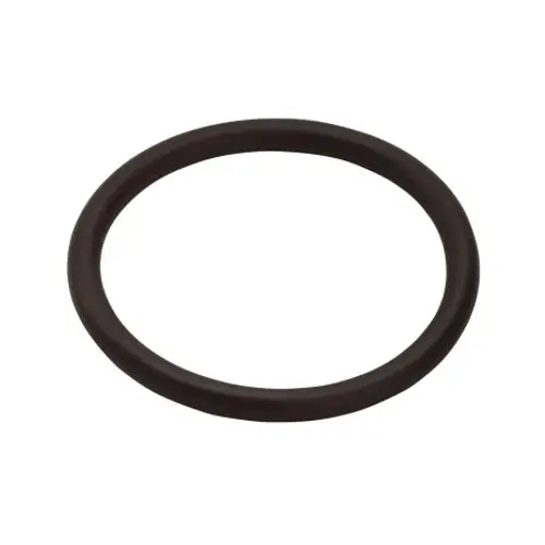 Schwarzer O-Ring von Hansgrohe, kreisförmig, geeignet für Dichtungsanwendungen, besteht aus flexiblem Material.