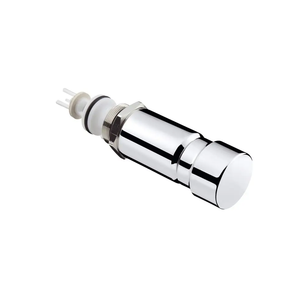 Hansgrohe Mischer mit verchromter Oberfläche, geeignet für Wannen- und Brausenanwendungen, sichtbare Anschlüsse und ein glattes, minimalistisches Design.