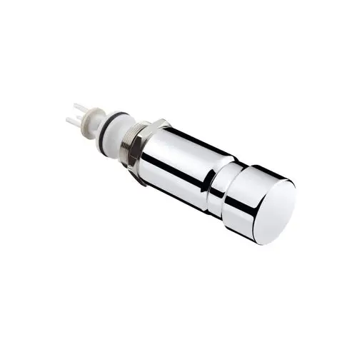 Hansgrohe Mischer mit verchromter Oberfläche, geeignet für Wannen- und Brausenanwendungen, sichtbare Anschlüsse und ein glattes, minimalistisches Design.