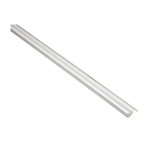 Weißes Dichtprofil aus Kunststoff für Türen oder Säulen, geeignet für die Montage. Produkt von Hansgrohe zur Abdichtung in einem Wohnraum.