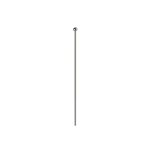 Einfache, gerade chromfarbene Zugstange von Hansgrohe, mit einer Öse am oberen Ende. Ideal für Waschtisch- oder Bidetmischer-Anwendungen.