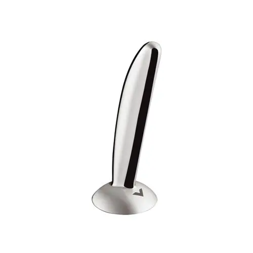 Hansgrohe Federgriff in schimmerndem Chrom mit schlanker, ergonomischer Form und stabiler Basis, geeignet für verschiedene Anwendungen in modernen Badezimmern.
