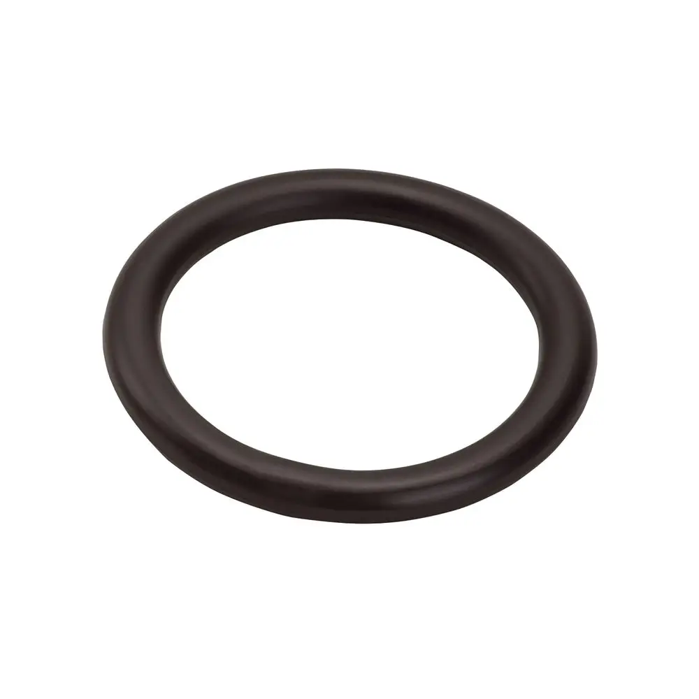 Schwarzer gummiartiger Dichtungsring, rund, von Hansgrohe, mit glatter Oberfläche. Eignet sich zur Abdichtung in verschiedenen Anwendungen.