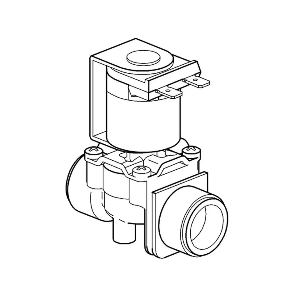 Grohe Magnetventil mit einem oberen Bereich für die elektronische Steuerung und einem unteren Anschluss zur Wasserversorgung.