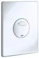 Grohe-Abdeckplatte-Skate-NEU-mit-ECO-Taste-f-2-M-Spuelk-Start-Stopp-weiss-38862SH0