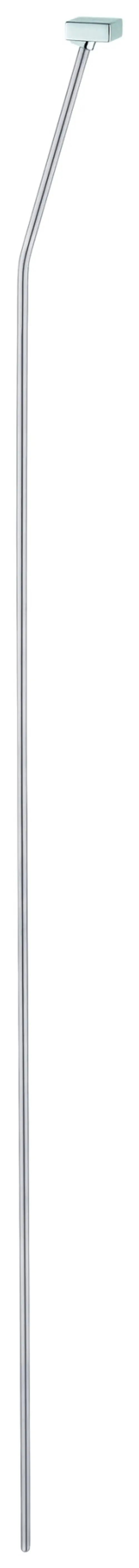 Grohe Zugstange aus verchromtem Material mit einer schmalen, gebogenen Form und einem flachen oberen Ende.