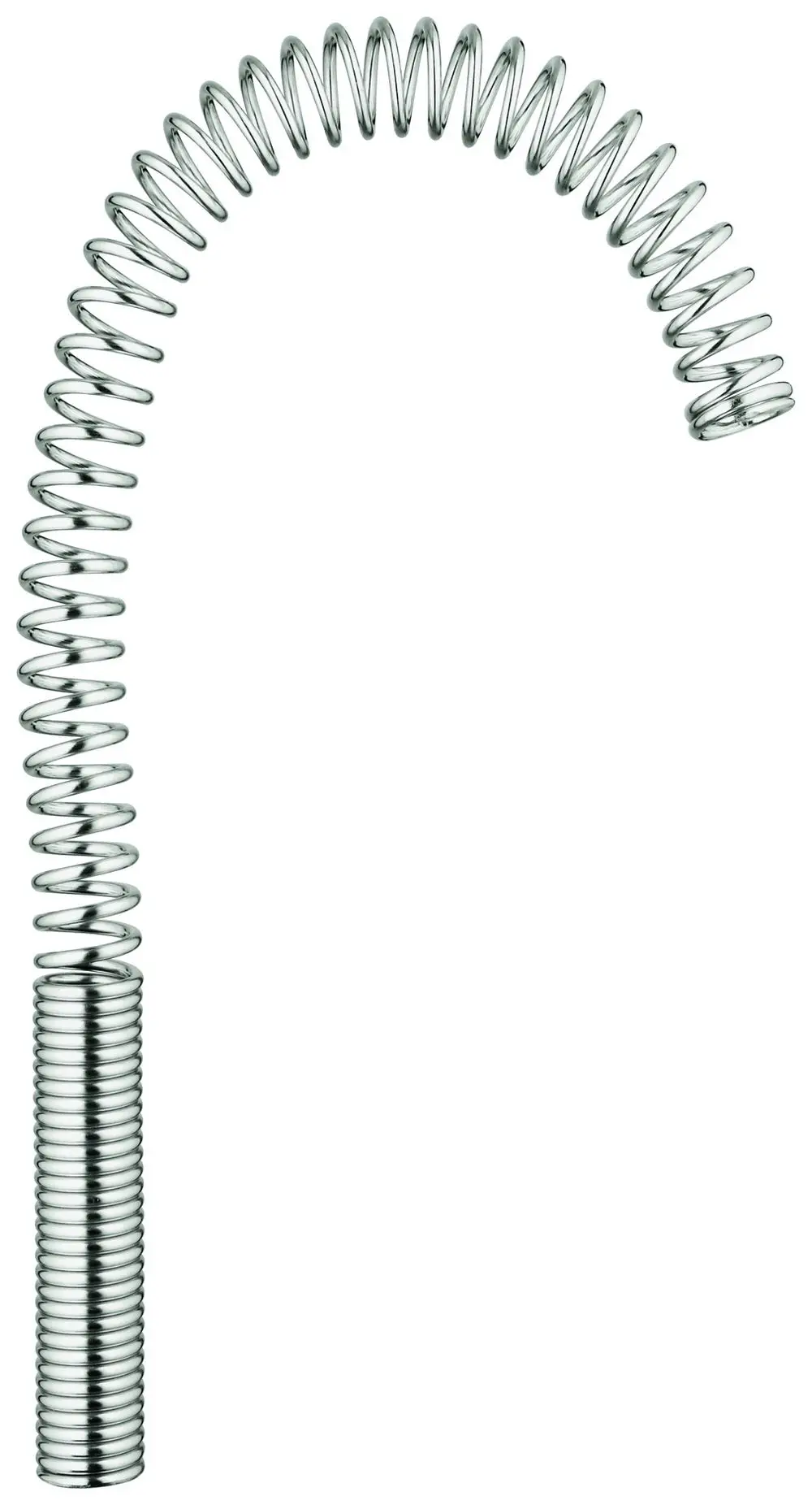 Edelstahlfeder mit spiralförmigem Design von Grohe, geeignet für flexible Anwendungen in sanitärtechnischen Installationen.