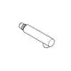 Grohe Spülbrause in schlanker Form mit einem abgerundeten Ende und einem Gewindeanschluss, ideal für verschiedene Küchenanwendungen.