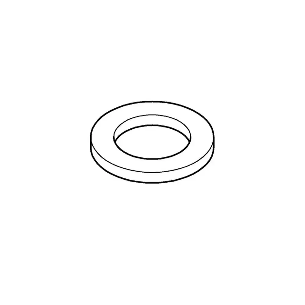 Grohe Dichtung in Form eines flachen Rings, zeigt eine runde Öffnung in der Mitte. Das Produkt besteht aus Gummi oder ähnlichem Material.