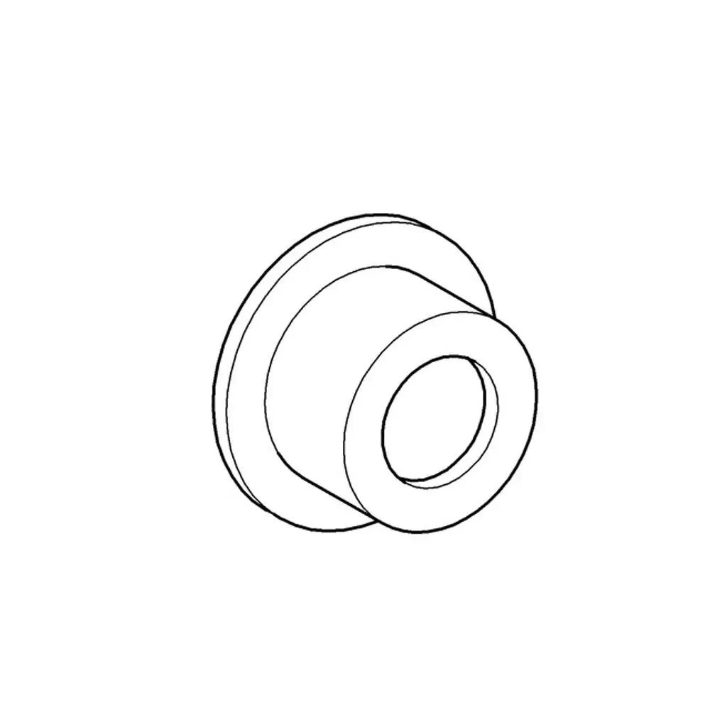 GROHE Membran in ovaler Form, geeignet für Urinal-Spüler, mit Öffnung in der Mitte. Einfaches Design für effektiven Wasserdurchfluss und Funktionalität.