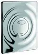 Grohe-Abdeckplatte-Surf-NEU-mit-ECO-Taste-f-2-M-Spuelk-Start-Stopp-verchromt-38861000