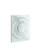 Grohe-Abdeckplatte-Surf-mit-ECO-Taste-mattchrom-fuer-Spuelkaesten-m-2-Schlaeuchen-42302P00