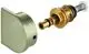Grohe-Umstellung-48451-fuer-EHM-Wanne-Wand-u-Bodenmontage-nickel-gebuerstet-48451EN0