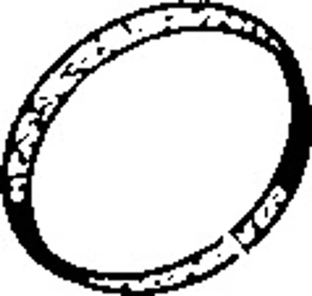 Schwarzer Ring von HANSA mit einem schlichten, runden Design und verzierten Oberflächen. Der Ring hat keine erkennbaren Maße oder spezifischen Details auf dem Bild.
