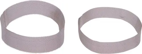 Sieb aus feinem, grauem Material mit durchgehender Netzstruktur, geeignet für Filtrationszwecke. Hersteller: HANSA.