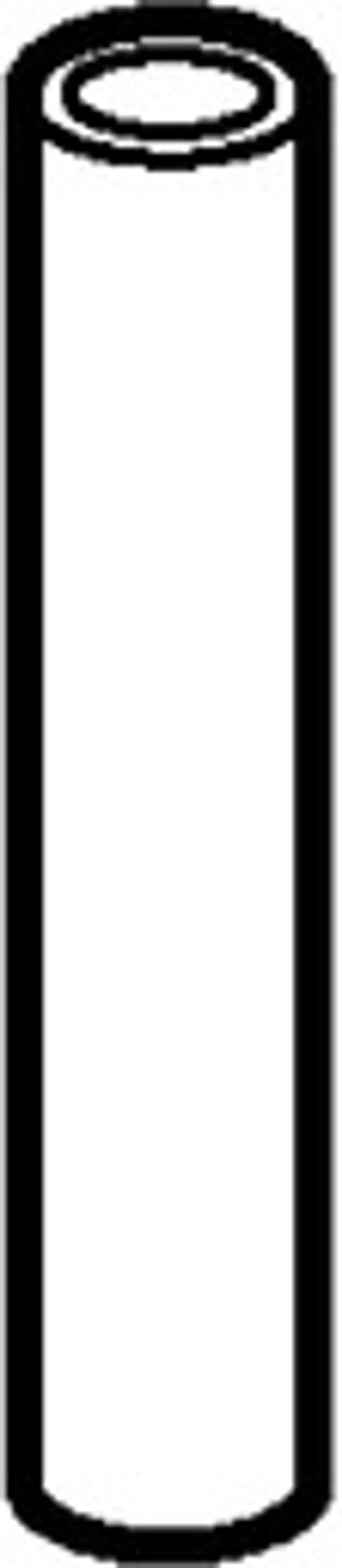 Produktbild eines Hebels in zylindrischer Form. Der Hebel ist in Chromfarbe gehalten und könnte Teil einer HANSA-Armatur sein. Hintergrund ist leer und unifarben.