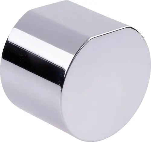 Runder, glatter Griff in Chromoptik von HANSA, mit einfacher, eleganter Form und ohne sichtbare Beschriftungen oder Details.