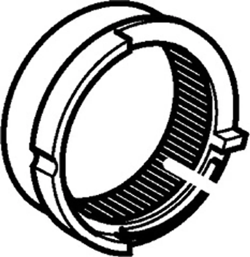 Einstellring in runder Form, mit inneren Riefen und einer seitlichen Aussparung, hergestellt von HANSA.