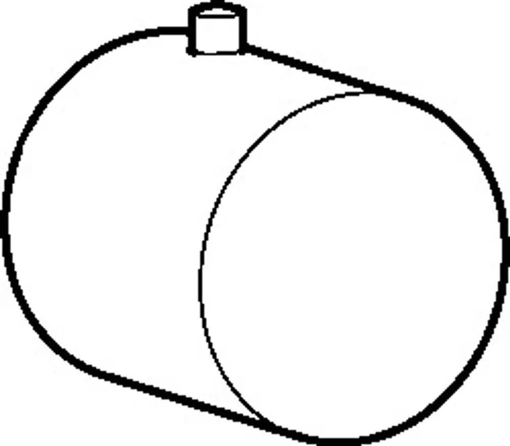 Temperaturregulierender Griff in Chromoptik, passend für HANSA-Produkte, mit einem einfachen, runden Design und einem kleinen Anschluss oben.