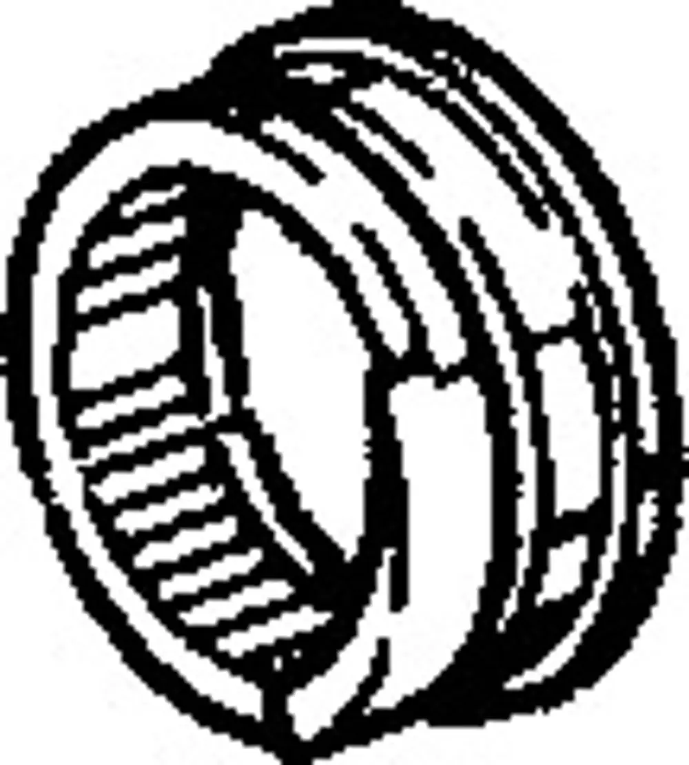 Einstellring von HANSA in einem schematischen Design, dargestellt mit klaren Konturen und Rillen, die eine modulare Anwendung in Installationen suggerieren.