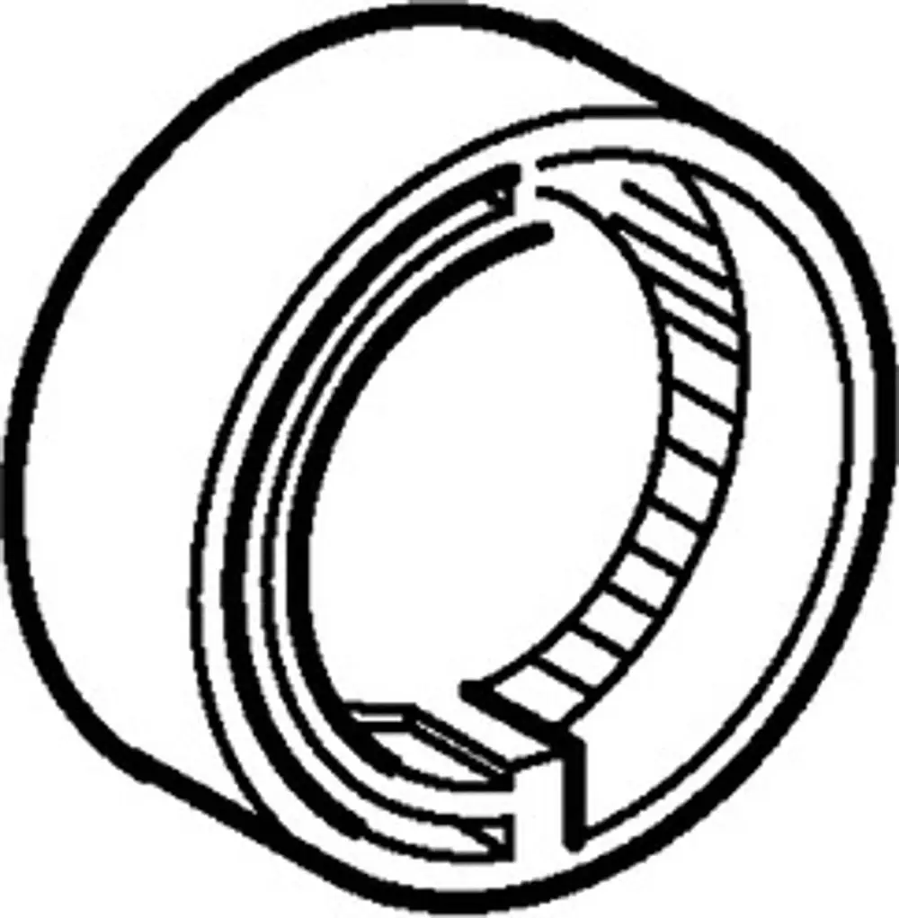 Chromfarbener Temperaturanschlag von HANSA, mit einem runden Design und inneren Rillen, geeignet für die Befestigung an Heizkörpern.